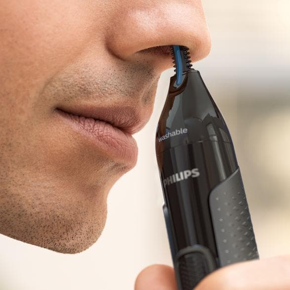 PHILIPS Næsetrimmer serie 3000 NT3650/16 Sort