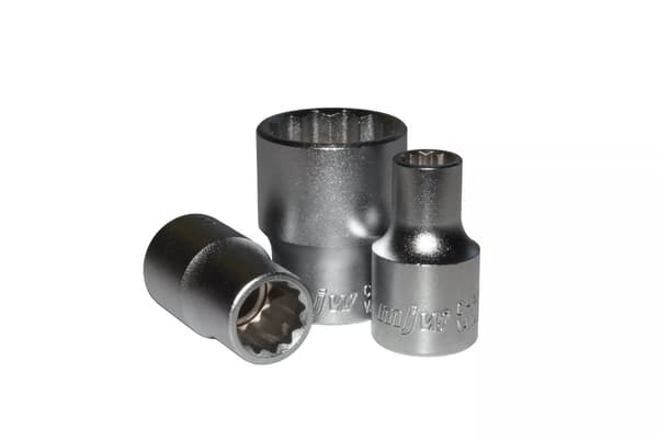 MJW 1/2" topnøgle 12-kant 21 mm