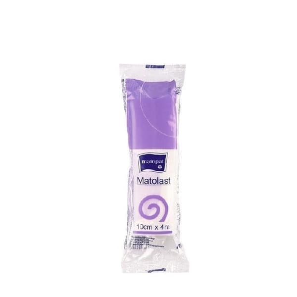 Elastiskt bandage 10cm x 4m stödjande kompression Matolast 1 st
