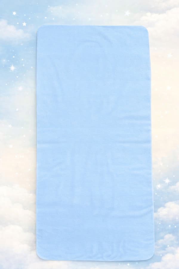 Vedenpitävä matto 120x60 cm Terry Cribs Blue