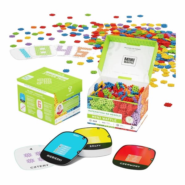 Marioinex Mini Waffle Fun Math EDU 444 bitar för barn 2+