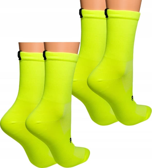 ROGELLI CYKELSTRUMPOR 36-39 FLUO LIGHT 2-PACK
