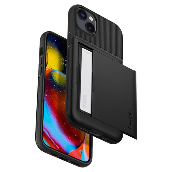 Spigen Slim Armor CS - Skal till iPhone 15 Plus / iPhone 14 Plus (Svart)