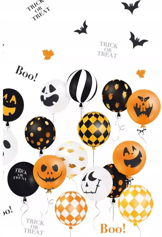 HALLOWEEN Papirdugballoner 120x180cm