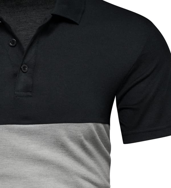 Herr långärmad t-shirt enfärgad grå Recea L