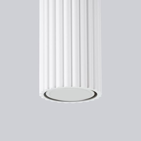 DOWNLIGHT CARBON 1 GU10 VIT ALU SOLLUX SL.1532
