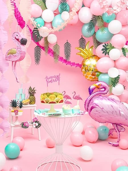 Flamingo-folioilmapallo, pinkki, 70x95cm, 1 kpl.