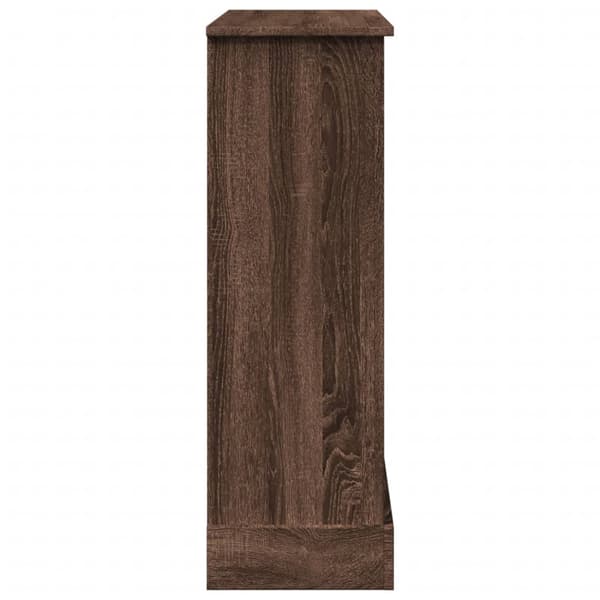 vidaXL Spismantel brun ek 90x30x90 cm