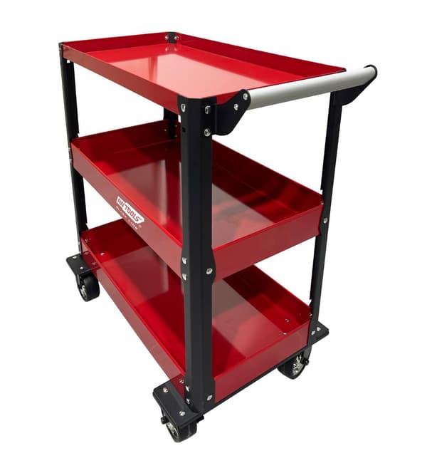 AWTOOLS METALLITYÖPAJAKÄRRY 3 TASOA 100KG