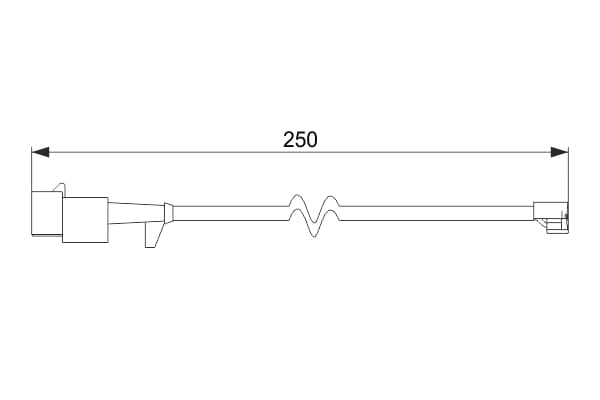 BREMSEKLODSER SLIDSENSOR 1987474574 BOSCH