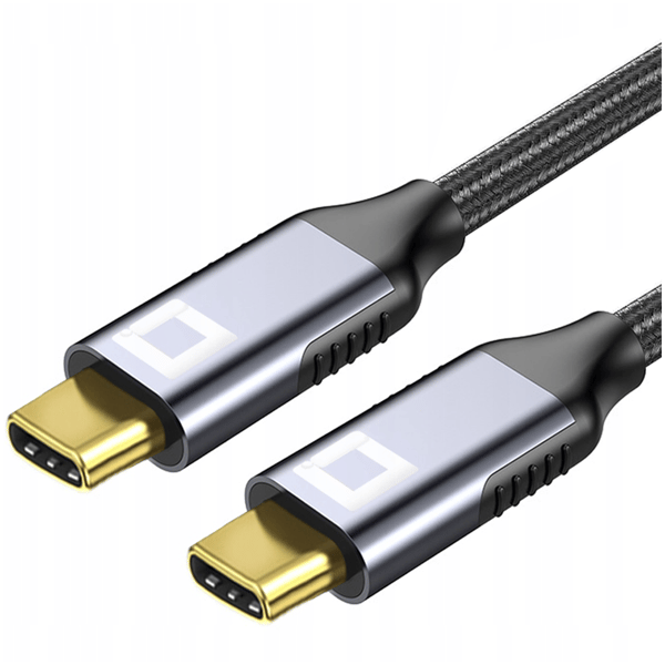 CO2 USB-C-KABEL SNABBLADDNING THUNDERBOLT 4 40 GBPS 240 W USB TYP C 8K 1 M