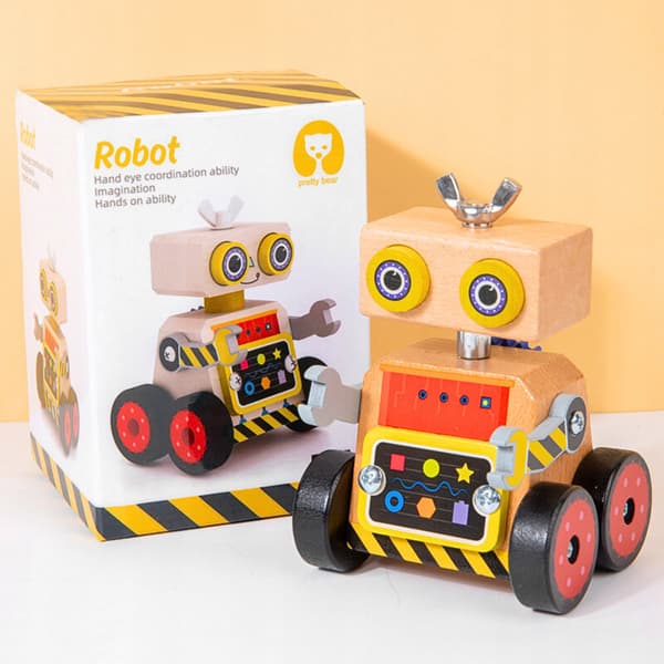 Manipulerende legetøj Montessori robot foldbar pædagogisk sensorisk