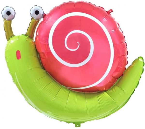 Sneglefolieballon 60x48 cm