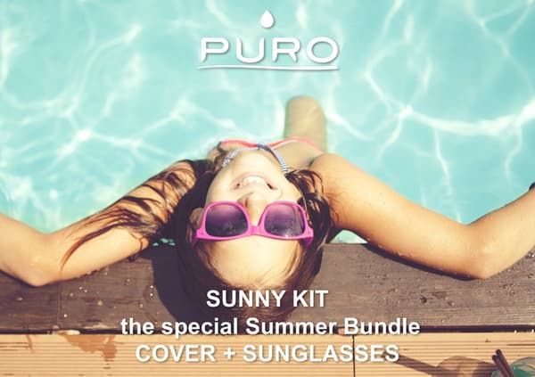 PURO Sunny Kit - iPhone SE (2022 / 2020) / 8 / 7 Cover Sæt + Foldbare Solbriller (Pink)