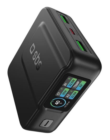 Powerbank SBS 10000mAh Power Control 2.0 35W PD Sort