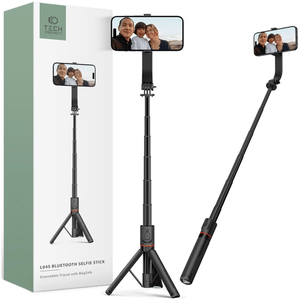 TECH-PROTECT L04S MAGSAFE BLUETOOTH SELFIE STICK STATIV SORT