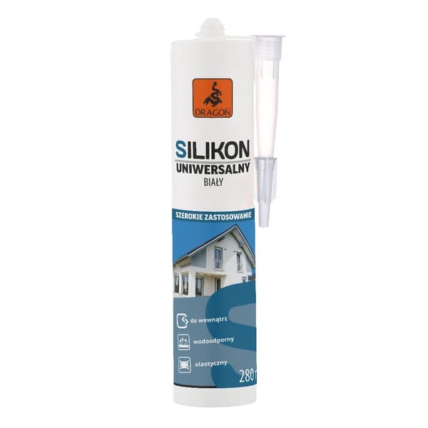 DRAGON Yleissilikoni 280ml Valkoinen