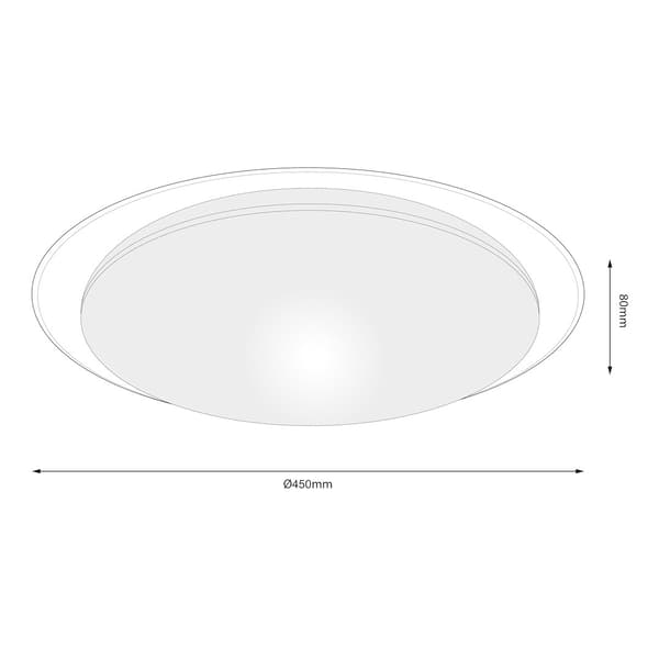 SONIC LED LOFTSLAMPE HVID MILAGRO ML6410