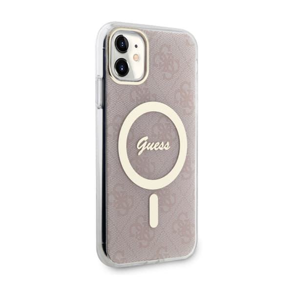 Guess 4G MagSafe - iPhone 11 cover (lyserød)