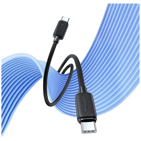 USAMS KY-serien US-SJ691 60W USB-C til USB-C-kabel 1m sort