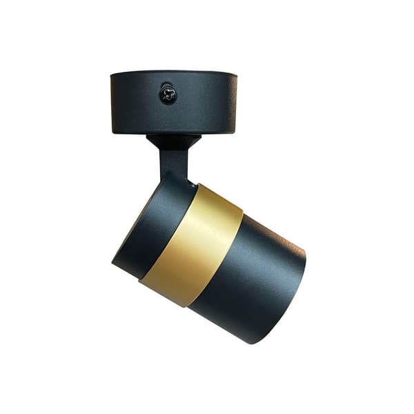ANILLO SPOTLAMPE 1 GU10 SORT LYS PRESTIGE LP-770/1W SORT