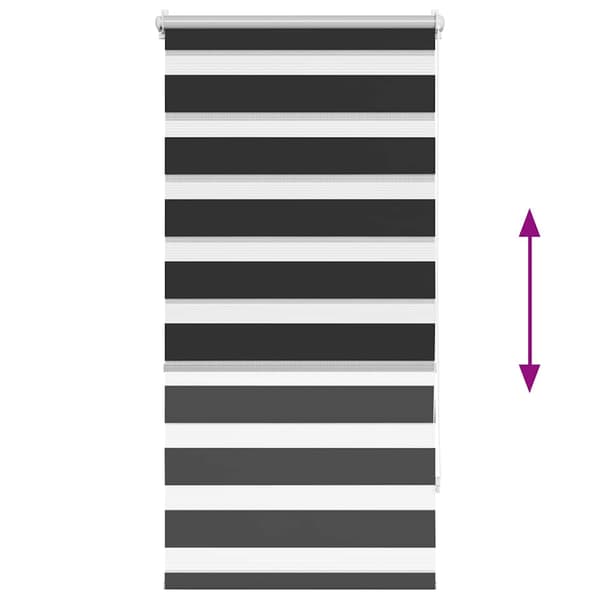 Rullgardin Zebra (60 x 120 cm) Svart