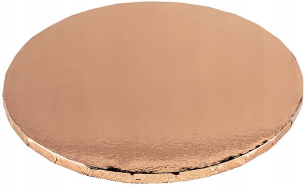 Pyöreä ruusukultainen kakkupohja 30cm