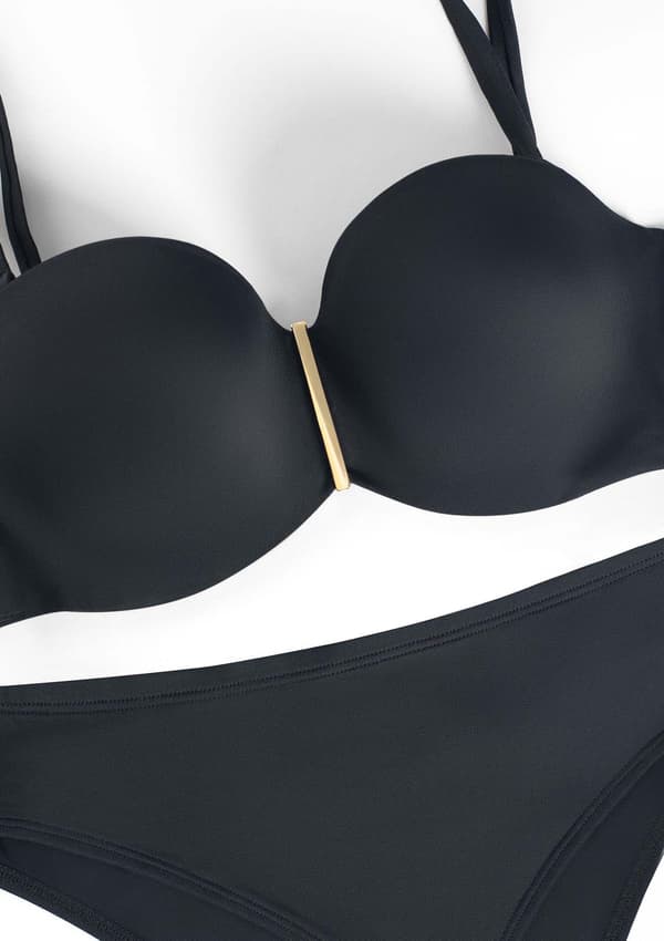 Dam klassiska svarta bikinitrosor Isla 2 S BLACK