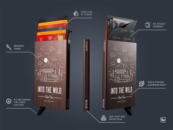 RFID ZEN -luottokorttikotelo "INTO THE WILD"