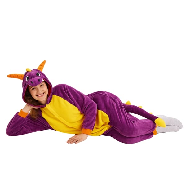 Kigurumi-pyjamas Spyro-kostym M: 155-165 cm