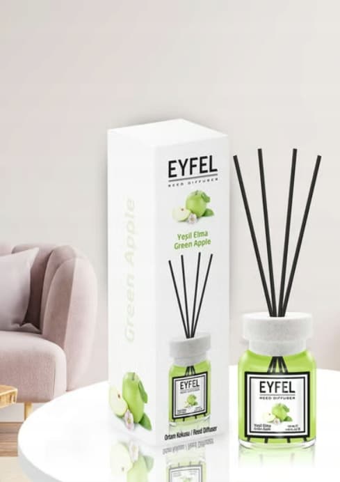 Eyfel - luftfrisker i form af pinde Grønt æble 120 ml