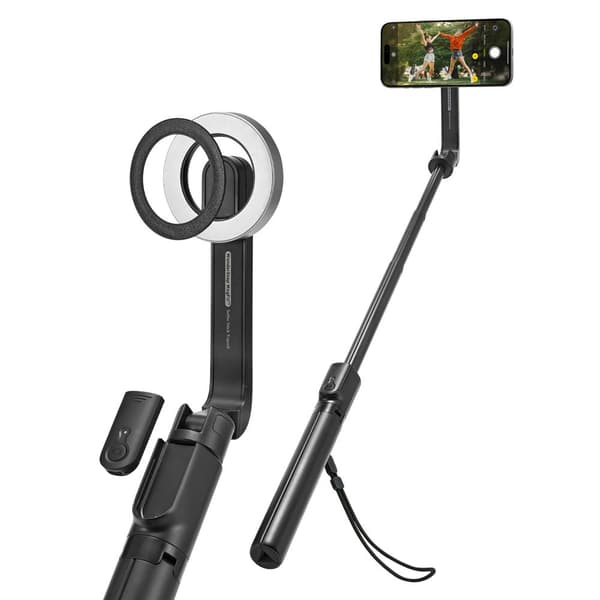 SPIGEN S580W MAGSAFE BLUETOOTH SELFIE STICK LANGT STATIV SORT