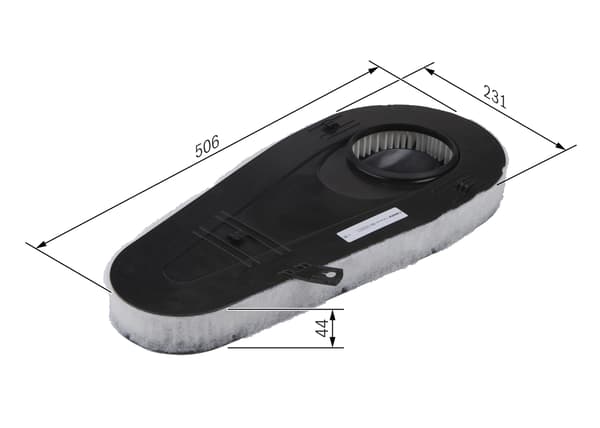 ILMANSUODATIN F026400365 BOSCH