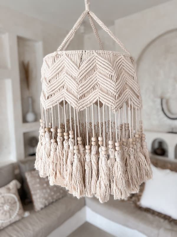 Kattokruunu Boho Makramee L 40x80