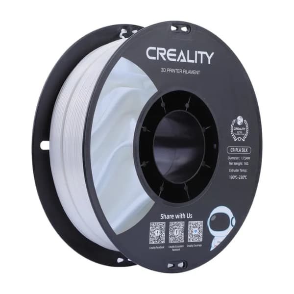 Creality CR-Silk PLA-filament (hvid)