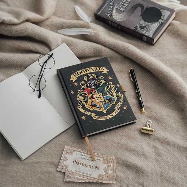 Harry Potter - Hogwarts A5 notesbog med kuglepen