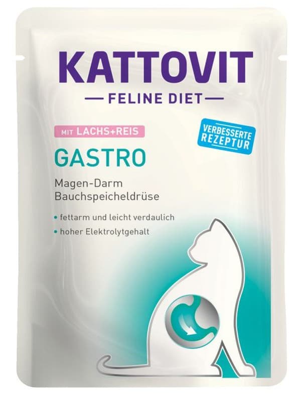 Kattovit | Gastro | 85g påse - Lax med ris