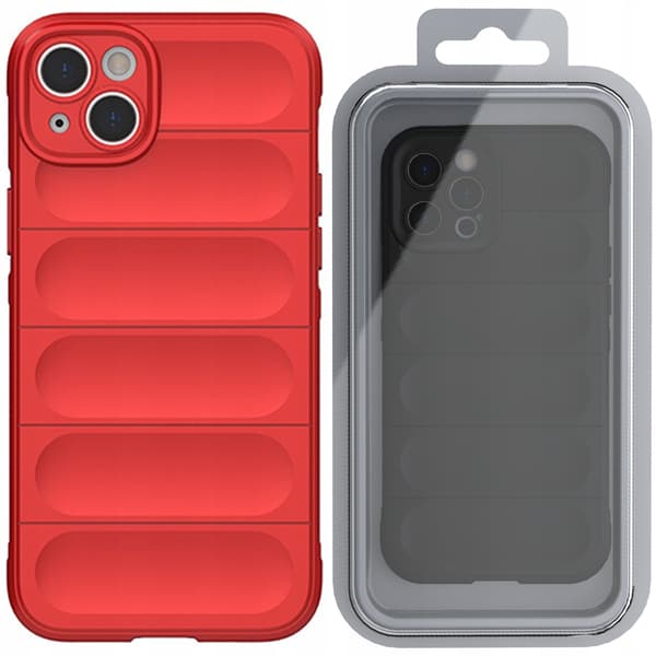 Magic Shield-cover til iPhone 14 Plus fleksibelt pansret cover rødt