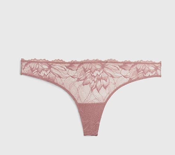 Calvin Klein damunderkläder spetsring rosa storlek L