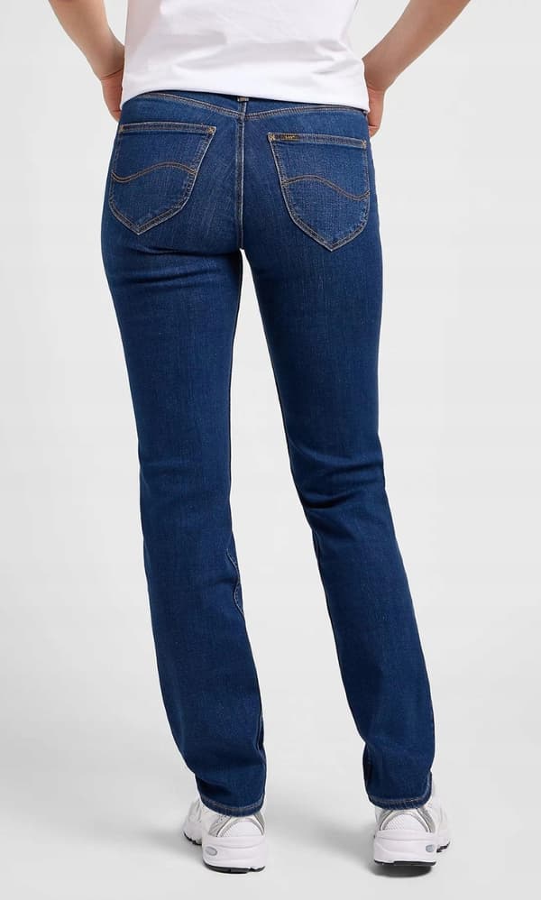Lee MARION LIGE Nathimmel LIGE ELASTISK MØRK JEANS W34 L33