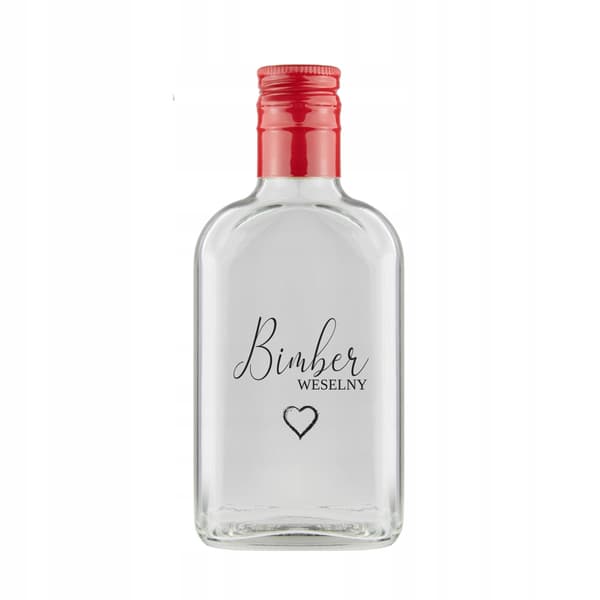 200ml pensel med tryck BRÖLLOP MÅNSKEN Bröllopspresent 0,2l