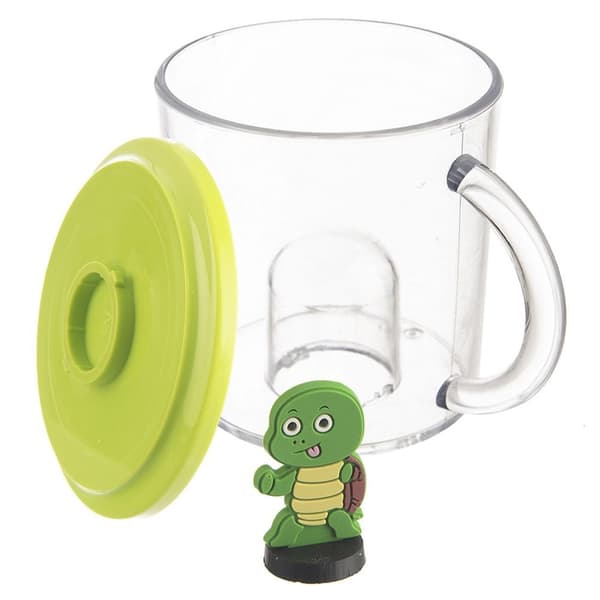 Mugg med sköldpaddafigur för barn 240 ml