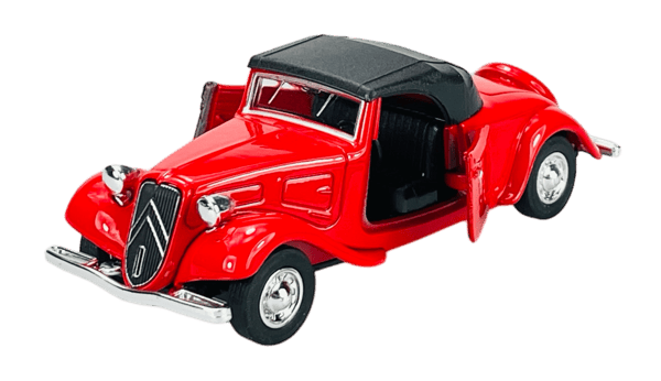 WELLY OLD TIMER 1939 CITROEN 11B TRACTION AVANT CABRIO PUNAINEN KATOLLA 1:34