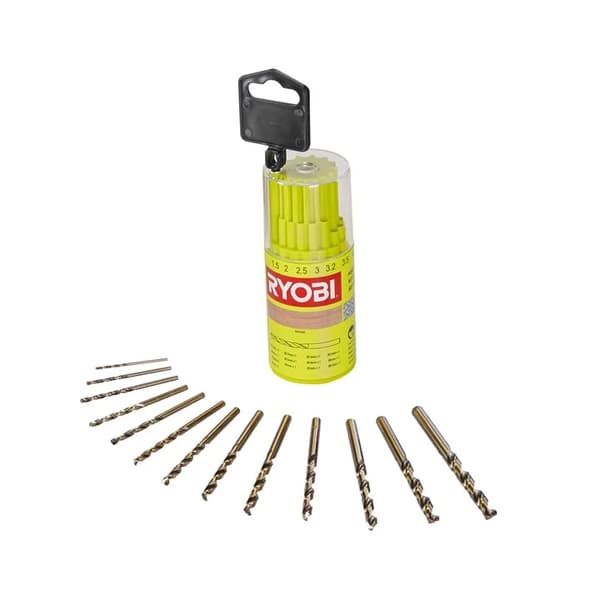 180605 RYOBI borbitsæt HSS (13 stykker)