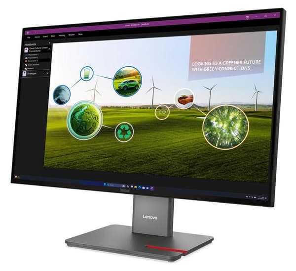 LENOVO ThinkVision P27Q-40 27" QHD IPS -näyttö, musta