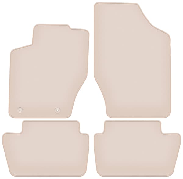PREMIUM beige måtter til: Citroen C4 I coupe, hatchback 2004-2010
