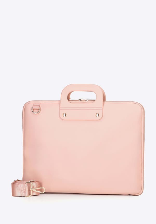Wittchen Dam 15" Laptopväska i Imitationsläder Rosa