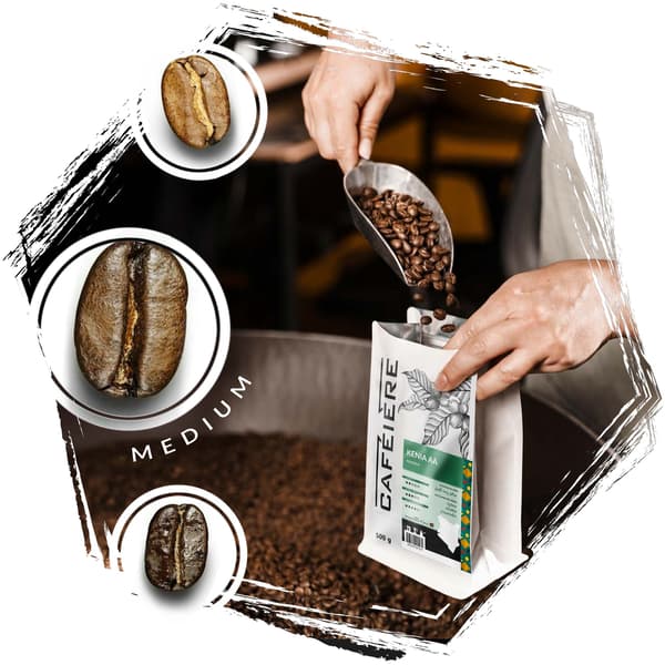 Kaffebønner CAFEIERE Arabica Kenya AA, 500 g