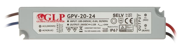 Switching-strømforsyning 24V/1A/GPV
