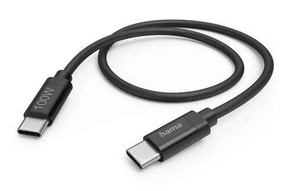 HAMA USB-C Kabel - 100W 1,5 m Sort